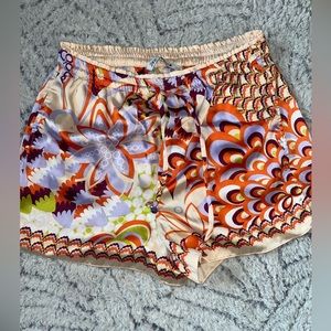 Zara print shorts high waisted size medium